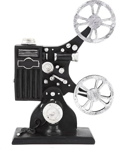 Movie Projector Model, 23.5x14x6cm Vintage Resin Film Projector Figurine Lightweight Photography Photo Props for Home Desktop Decoration in Kuwait
