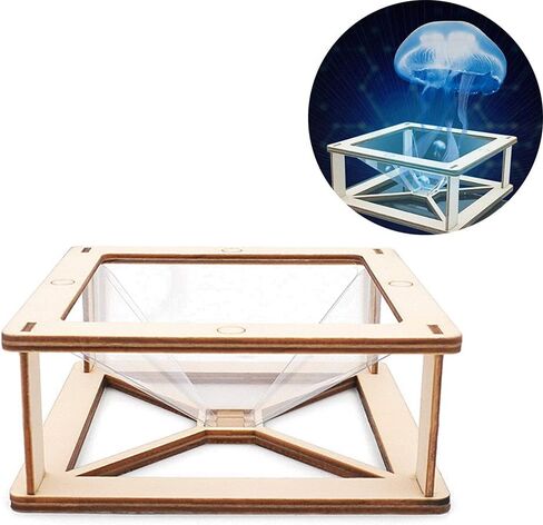 3d Hologram Projector for Smartphone – Pyramid Display Stand Video Projector for 3.5-6 Inch Mobile Phones Business and Personal Entertainment in Saudi Arabia