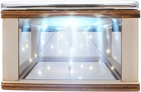 3d Hologram Projector for Smartphone – Pyramid Display Stand Video Projector for 3.5-6 Inch Mobile Phones Business and Personal Entertainment in Saudi Arabia