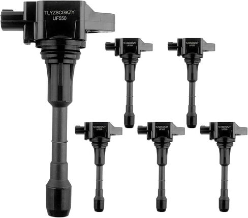 Ignition Coil Pack of 6 UF550 Fit for Nissan Altima Maxima Murano Pathfinder 3.5L QX60 FX35 G35 JX35 3.5L 2007 2008 2009 2010 2011 2012 2013 2014 2015 2016 2017 2018 2019 2020 Coils Replaces C1670 in Saudi Arabia