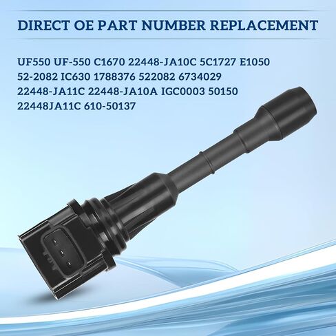 Ignition Coil Pack of 6 UF550 Fit for Nissan Altima Maxima Murano Pathfinder 3.5L QX60 FX35 G35 JX35 3.5L 2007 2008 2009 2010 2011 2012 2013 2014 2015 2016 2017 2018 2019 2020 Coils Replaces C1670 in Saudi Arabia