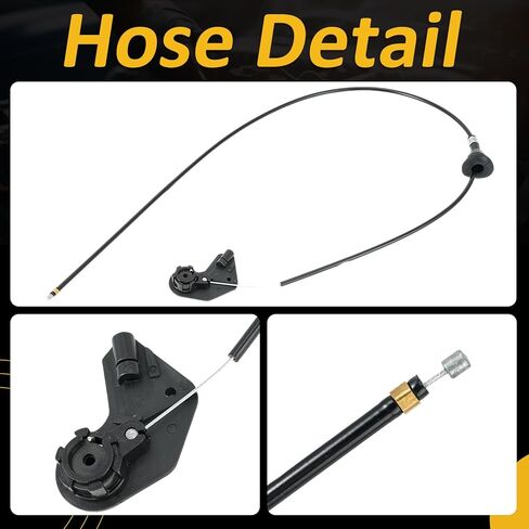 51238176595 Engine Hood Release Cable Wire 1995-2004 Fit ForBMW 5 Series E39 M5 540 i 535 i 530 i 530 d 528 i 525 tds 525 td 525 i 525 d 523 i 520 i 520 d Replacement # 0011017602 in Saudi Arabia