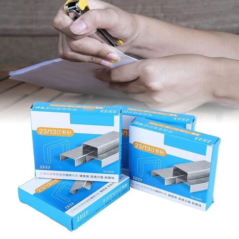 4000Pcs Heavy Duty Staples, 100 Sheet Capacity, 23/13 Thicken Metal Staple for Office, Home or Classroom Desktop Use in Saudi Arabia