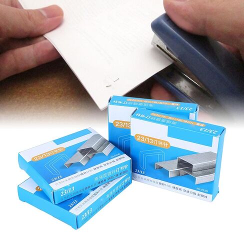4000Pcs Heavy Duty Staples, 100 Sheet Capacity, 23/13 Thicken Metal Staple for Office, Home or Classroom Desktop Use in Saudi Arabia