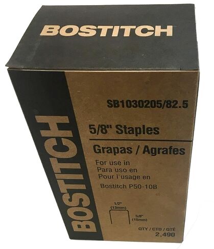 بوستيتش Sb1030205-82.5 20X 2496Pk 1/2 بوصة تاج 5/8 بوصة ساق ذو طيات دبابيس in Kuwait