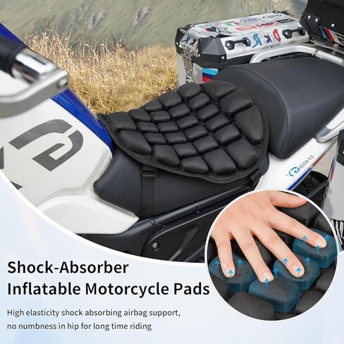 Motorcycle Seat Cushion for Can-Am Spyder F3 2010-2026,Anti-Slip Mat Sunscreen Breathable Waterproof Anti-Slip Wear-Resistant Shock-Absorbing Removable Washable in Saudi Arabia
