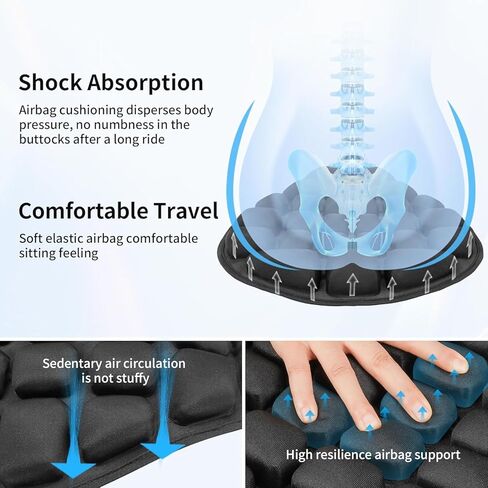 Motorcycle Seat Cushion for Can-Am Spyder F3 2010-2026,Anti-Slip Mat Sunscreen Breathable Waterproof Anti-Slip Wear-Resistant Shock-Absorbing Removable Washable in Saudi Arabia