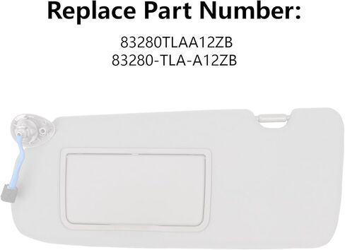 الجانب الأيسر للسائق حاجب من الشمس حاجب من الشمس بديل لهوندا CRV CR-V 2017 2018 2019 17 18 19 1.5 2.4 83280-TLA-A12ZB 1.5L 2.4L in Kuwait