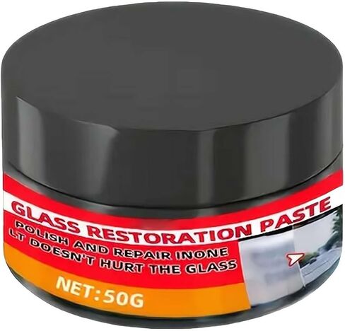 Glass Polishing Kit, 50g Glass Restoration Paste, Windshield Scratch Remover for Windows, Mirrors, Aquarium,Truck Automotive RV Outdoor in Saudi Arabia
