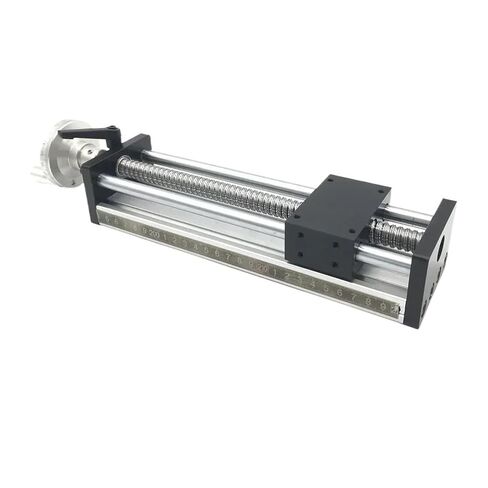Router Manual Sliding Table Digital Display Linear Rail Stage Module Single or Double Rail SFU1605C7Ballscrew with Handwheel(M-SXG5080,300mm Stroke) in Kuwait