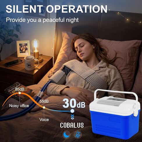 Ice Machine for Knee after Surgery, Cold Therapy Machine, Portable Ice Therapy Machine for Knee, Shoulder, Hip & Ankle with Programmable Timer, Cryotherapy Pain Relief for Sports Injuries and Swelling in Saudi Arabia