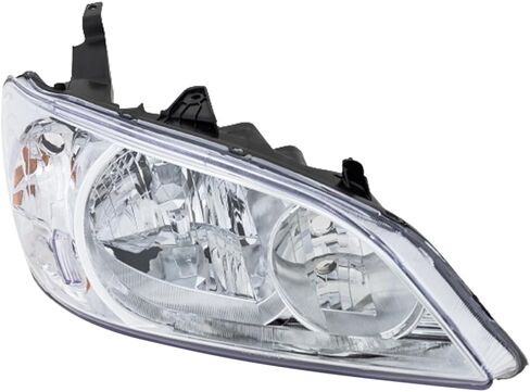 طقم المصابيح الأمامية البديلة (جانب السائق والراكب) يناسب Honda Civic Coupe 2004-2005 - إصدارات خاصة وحزم قيمة in Kuwait
