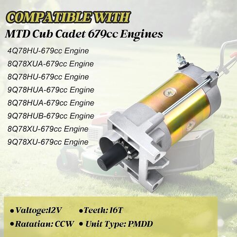 12 Tooth CW Starter for Long-Lasting Performance and Reliability, Rugged Construction for 679cc Engines - Models 8Q78XU/8Q78HUA - OEM725-07499, 925-07499 in Saudi Arabia
