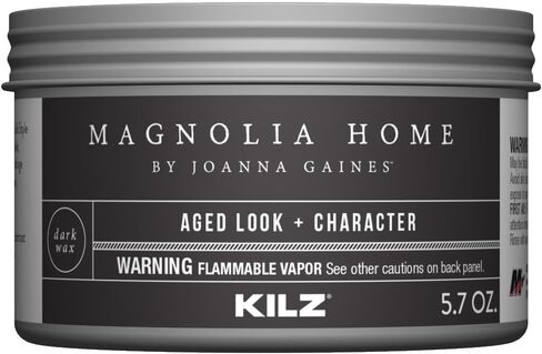 KILZ Magnolia Home by Joanna Gaines Finishing Wax to Protect and Seal Chalked Surfaces, DARK - 5.7 Oz. in Saudi Arabia