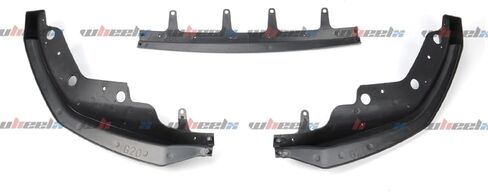 الشفة الأمامية متوافقة مع BMW G20 330e 330i M340i M-Sport 3-Series 2019-2022، MP Style Bumper Air Dam Lower Chin Spoiler Splitter، جسم الحماية (أسود لامع) in Kuwait