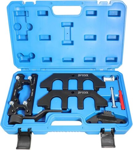 مجموعة أدوات توقيت المحرك DPTOOL متوافقة مع Ford Mustang F150 5.0L Coyote 2010-2017، متوافقة مع محرك Gen 1 & Gen 2 5.0 Coyote مع أداة ضاغط زنبركي صمام عمود الحدبات in Kuwait