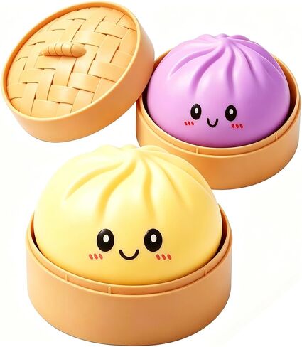 Dumpling Squeeze – Soft TPR Squeeze, Slow Rising Stress Relieving Fidget Gift, Bao Bun Desk Decoration, Handheld Relaxation for Office Home（Green） in Saudi Arabia