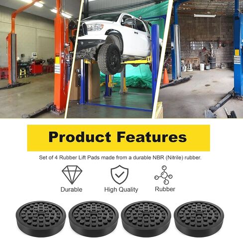 ALM Round Lift Pad Kit (4 Pack) – Replaces A94208 LP616 BH-7150-02 for ALM Lifts 7001A, 7002A, 9002A in Kuwait