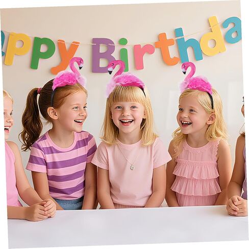 عصابة رأس فلامينجو من Gadpiparty، قبعة فلامينجو، لغطاء الرأس الإبداعي لحفلات الهالوين وحفلات أعياد الميلاد مريحة وقابلة للتعديل in Kuwait
