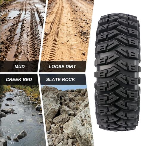 4 قطع 1.9 بوصة Beadlock إطارات من الألومنيوم والأسود مجموعة عجلات لـ 1/10 TRX4 SCX10 D90 RC ترقية عجلة الزاحف (الحافة: النحاس) in Kuwait