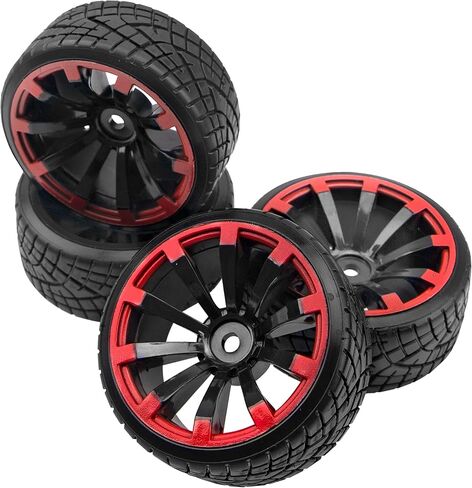 إطارات بلاستيكية صلبة 1/10 RC Drift وإطارات عجلة محورية سداسية 12 مم متوافقة مع Traxxas HSP Tamiya Kyosho Himoto HPI Redcat MST 1/10 على الطريق RC Drifting Car (Style2) in Kuwait