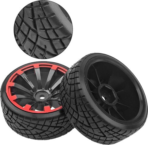 إطارات بلاستيكية صلبة 1/10 RC Drift وإطارات عجلة محورية سداسية 12 مم متوافقة مع Traxxas HSP Tamiya Kyosho Himoto HPI Redcat MST 1/10 على الطريق RC Drifting Car (Style2) in Kuwait