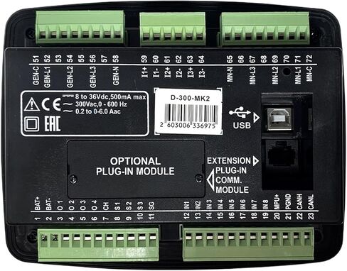 D300 MK2/MK3 Controller Panel with D-300 Diesel Generator Control Module & Genset Unit Parts in Kuwait