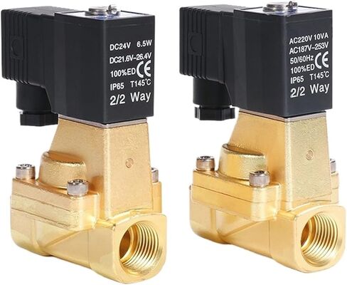1pcs 2W150-15/2W200-20/2W250-25 Solenoid Switch Water Valve Pilot Normally Closed Fluid Control(2W200-20-B DC24V) in Kuwait