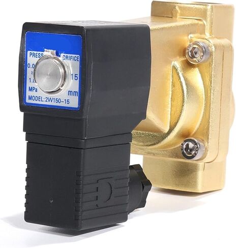 1pcs 2W150-15/2W200-20/2W250-25 Solenoid Switch Water Valve Pilot Normally Closed Fluid Control(2W200-20-B DC24V) in Kuwait