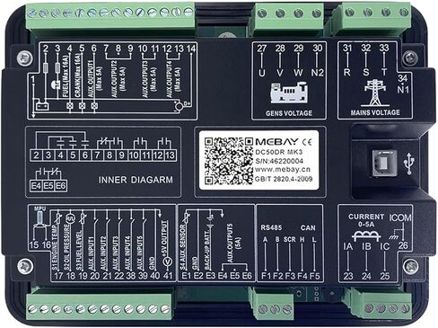 DC52DR MK3 DC50DR Mebay Diesel Generator Set Controller Control Panel with R485 in Kuwait