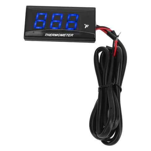 Pongnas Motorcycle Water Temperature, Digital LCD Thermometer with ABS Housing and High Accuracy Sensor, for Universal Racing Scooter Outdoor Riding (Red) in Kuwait