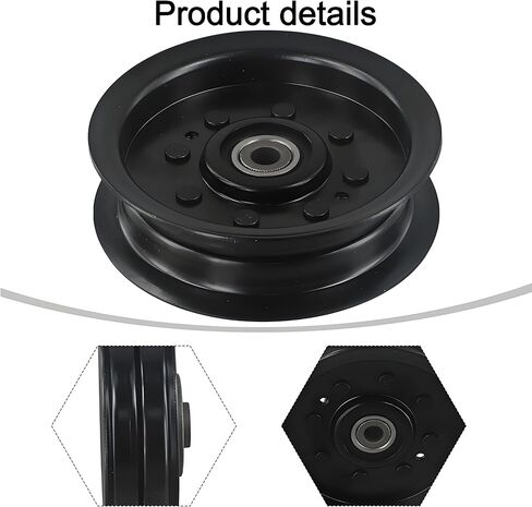 532196104 Idler Pulley Compatible for Craftsman/Hus qvarna/Pou LAN - Flat Idler Pulley 196104 197380 532197380, Fits 42" 46" 48" 54" Deck, Replaces AYP 197379 & OEM 532196106 in Saudi Arabia