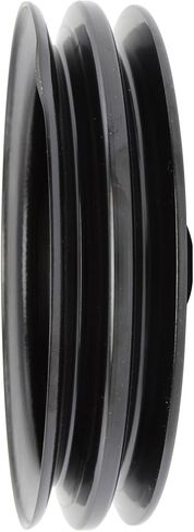 JEGS Power Steering Pulley | for Early GM | Powder Coated Black | Steel | Double Groove | Keyway Type | 5.75in.Diameter | 0.625in.Bore in Kuwait