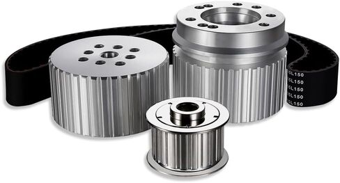 Billet Aluminum Gilmer Belt Drive Pulley Kit for Chevy BBC 396 427 454 Short & Long Mechanical Water Pump in Kuwait