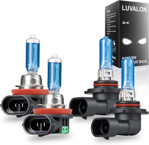 9005 9006 Headlight Bulbs Fit for Honda Odyssey 2005 2006 2007 2008 2009 2010 High Low Beam Halogen Headlight Bulbs 6000K Plug N Play Long Life Pack of 4 in Saudi Arabia