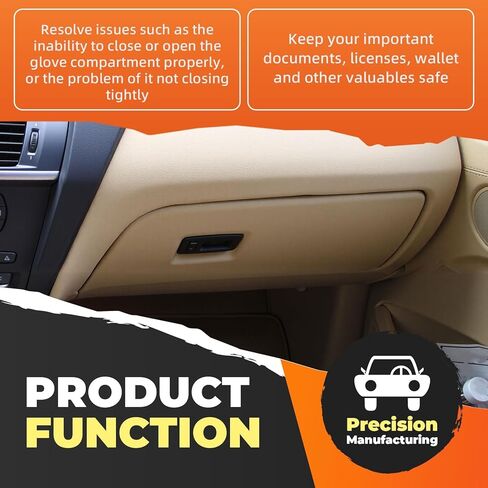 51166839001 Beige Dash Glove Box Door Cover Lid Compatible with X3 X4 F25 F26 2011-2018 in Kuwait