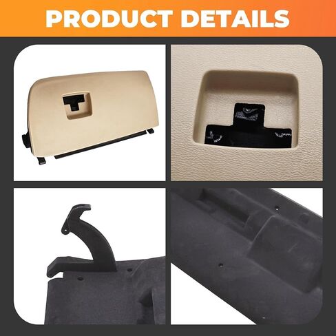 51166839001 Beige Dash Glove Box Door Cover Lid Compatible with X3 X4 F25 F26 2011-2018 in Kuwait