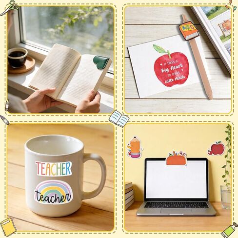 30Pcs Teacher Appreciation Gifts In Bulk With Makeup Bag Pen 50Pcs Stickers Sticky Notes Greeting Card Teacher Appreciation Gifts, Best End Of Year Teachers Gift For Women, Thank You Teachers Supplies in Kuwait