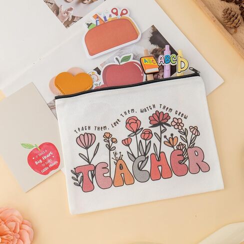 30Pcs Teacher Appreciation Gifts In Bulk With Makeup Bag Pen 50Pcs Stickers Sticky Notes Greeting Card Teacher Appreciation Gifts, Best End Of Year Teachers Gift For Women, Thank You Teachers Supplies in Kuwait