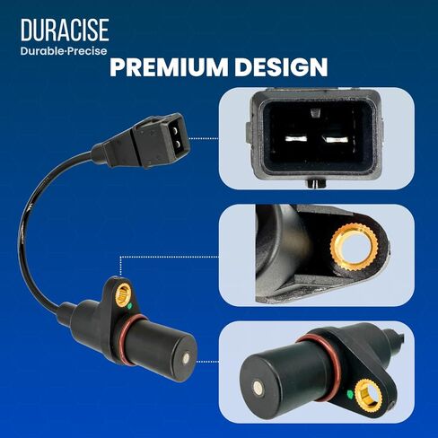 مستشعر موضع العمود المرفقي للمحرك من DURACISE متوافق مع 2006-2011 Hyundai Accent و2006-2011 Kia Rio وRio5 و2006-2010 Dodge Attitude | 1.6 لتر | استبدال # 39180-26900، PC711، 5S11520، 907789 in Kuwait