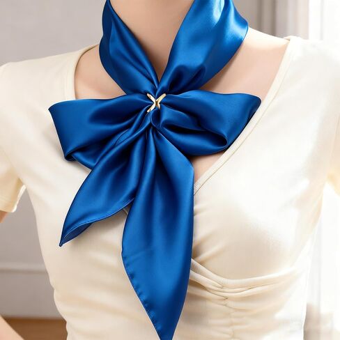 9 Pcs X Shape Scarf Ring Clips, Stylish Scarf Buckle & Slide for Women, Shiny Zinc Alloy Scarves Clips and Clasps for Women Shawl Neckerchief Clothing Decoration (3 Colors, 3 Sizes) in Kuwait