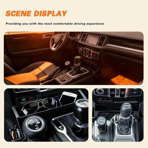 صينية تنظيم ناقل الحركة لوحدة التحكم المركزية من Zihvfzu لسيارة Jeep Wrangler JL JLU 4xe 2018 2019 2020 2021 2022 2023 2024 2025 2026 & Gladiator JT 2020 2021 2022 2023 2024 2025 2026، صندوق تخزين جانبي ناقل الحركة in Kuwait