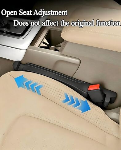 Car Seat Gap Filler with Hook, Seat Gap Filler Organizer Universal Fit Crevice Blocker Plug to Fill Gap Between Seat and Console Stop Things from Dropping 2 Pack in Saudi Arabia