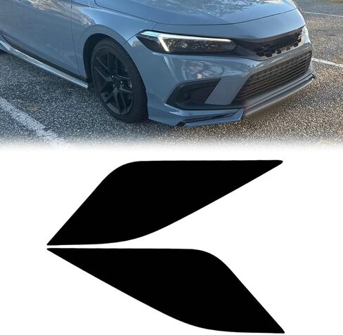 Headlight Side Marker Front Precut Smoke Vinyl Tint Overlays Compatible with Honda Civic Sedan Hatchback EX LX Si Sport Hybrid 2022 2023 2024 2025 in Kuwait