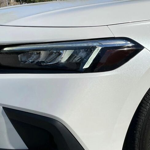 Headlight Side Marker Front Precut Smoke Vinyl Tint Overlays Compatible with Honda Civic Sedan Hatchback EX LX Si Sport Hybrid 2022 2023 2024 2025 in Kuwait