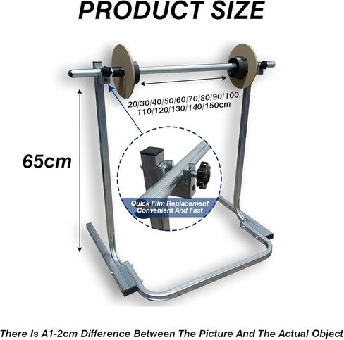 Bubble Wrap Roll Holder and Dispenser Stand with Adjustable Width Baffle for Moving and Shipping in Saudi Arabia