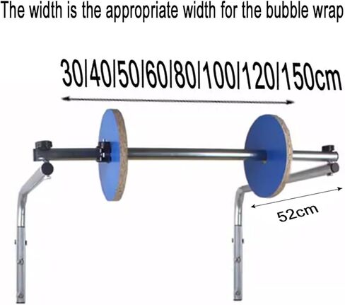 Heavy Duty Wall Mounted Bubble Wrap Dispenser - Manual Foam Roll Stand for 30-150cm Length, Industrial Packing Stat for Shipping and Moving Protect (39.4in) in Saudi Arabia