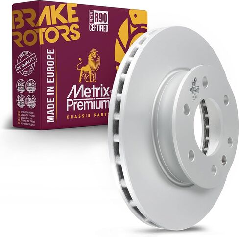 Metrix Premium Chassis Parts - 12.01 inch (305 mm) Front Coated Ventilated Disc Brake Rotor Fits 2006-2010 Ford Explorer, 2007-2010 Ford Explorer Sport Trac, 2006-2010 Mercury Mountaineer 680416FZN in Kuwait