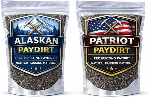 AS Alaskan Gold Paydirt Real Gold Bearing Dirt for Gold Panning & Prospecting, Natural Mining Concentrates in Saudi Arabia