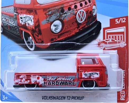 Hot Wheels Red Edition 5/12 Volkswagen T2 Pickup, red in Kuwait